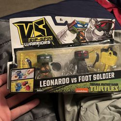 VS Rip-Spin Warriors Leonardo vs Foot Soldier 2 Pack