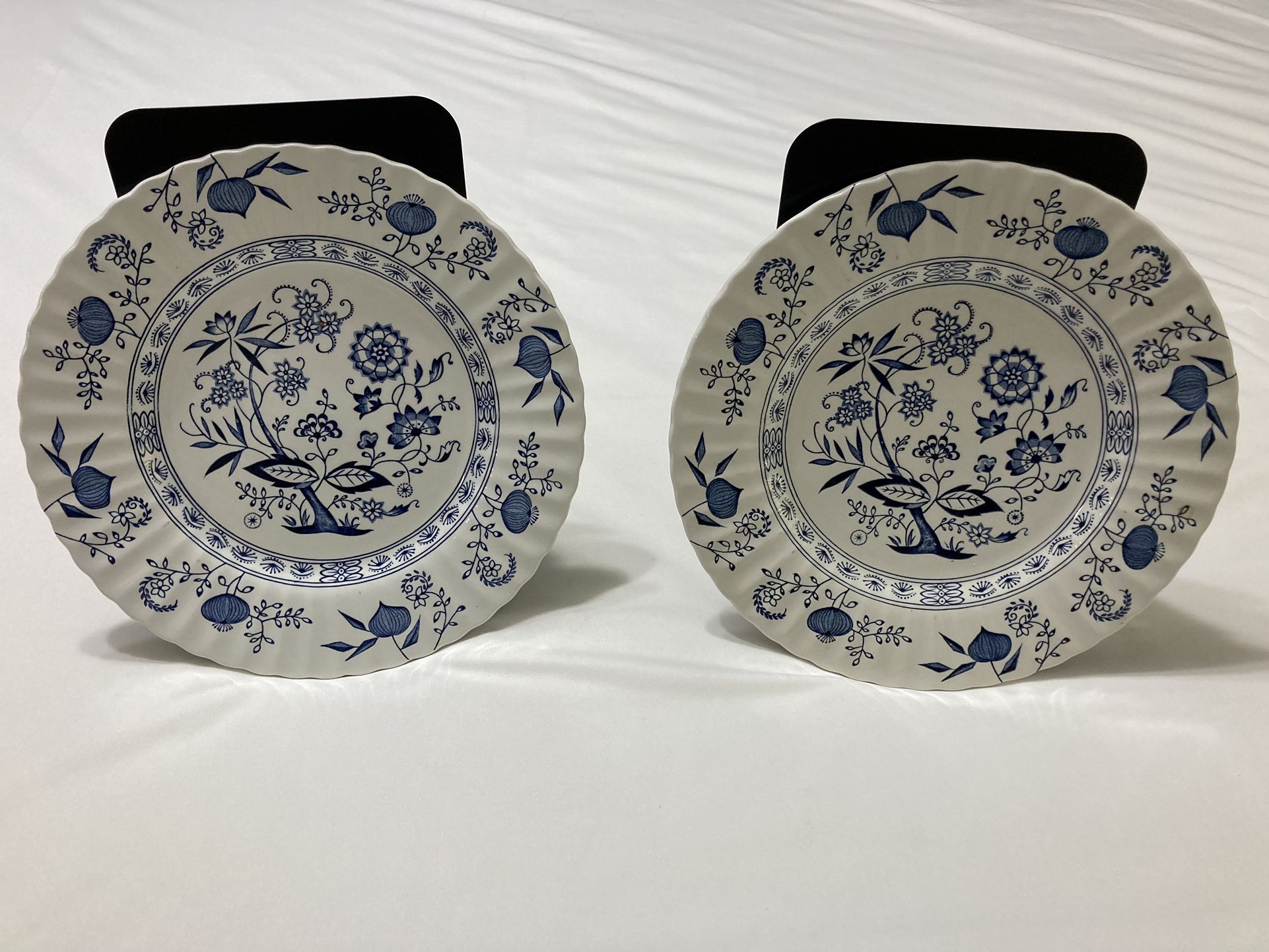 Two J&G Meakin Classic Blue Nordic  Dinner Plates (price includes shipping)