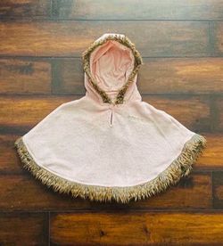 Baby Girl Clothes Little Toddler BCBG Girls Pink Cloak Coat Cape Poncho Outerwear Size 4T