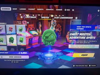 Fortnite cheat master adventure sprite