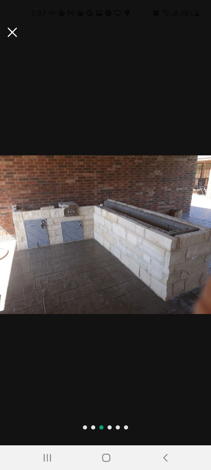 Brick And Stone Work Ladrillos Y Piedra