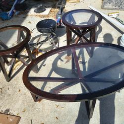 One Coffee Table And Two End Tables