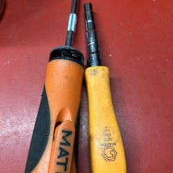 Snap On Tools Ratcheting Matco One Pice And One Regular 2 Pices Are Matco 