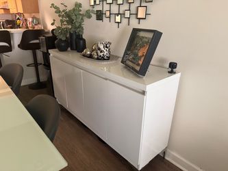 White Buffet Server