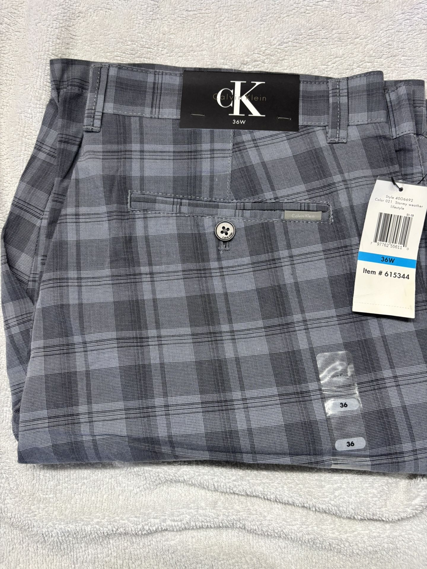 Two Pair Calvin Klein Men’s Lifestyle Flat Front Cargo Shorts