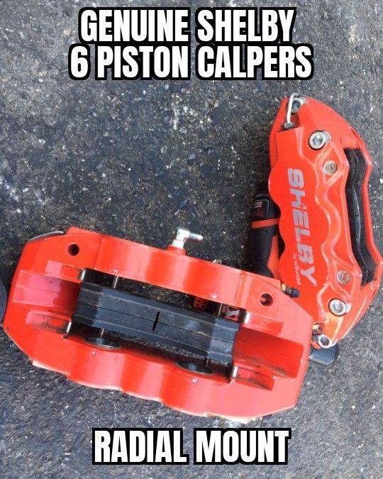 Genuine Shelby 6 Piston Radio Mount Calipers
