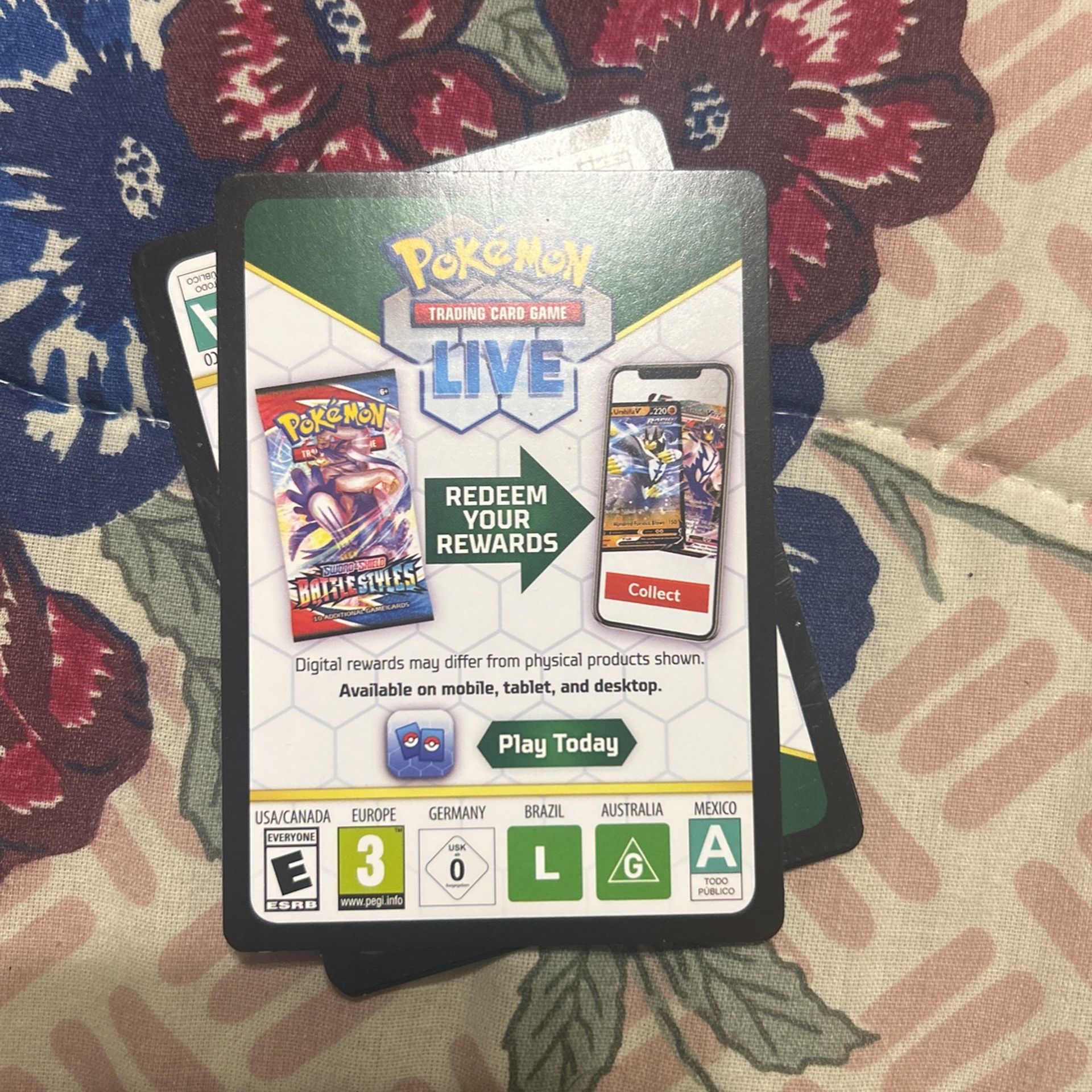 Tcg Live Codes