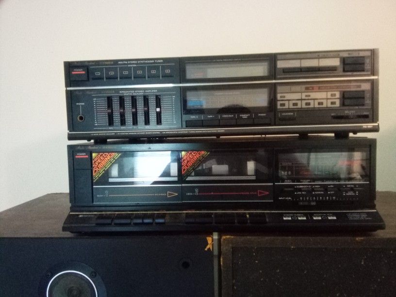 270 W Equalizer Stereo Receiver To Cassette Deck Fisher Speakers 12 Inch Subs $130