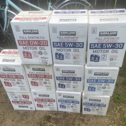 SAE 5W-30 and SAE 0W-20 