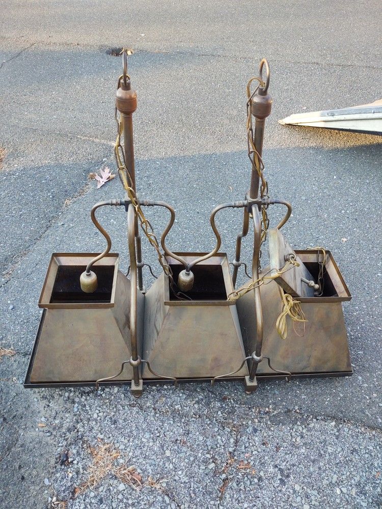 Vintage Brass Ceiling Light