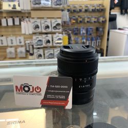 Sony 15 1.4 Sony E