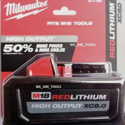 M18 Milwaukee 8.0 Ah Battery 
