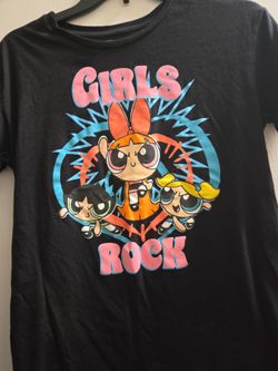 Women's PowerPuff Girls Baby-Tee (XL 14-16)