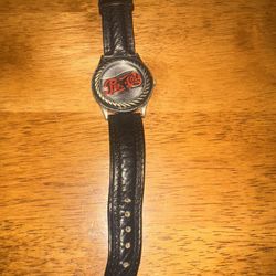 Vintage Pepsi Cola Quartz Watch Japan V102 Pepsi Logo Dial Promo Watch