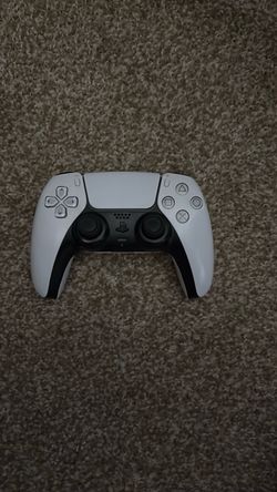 White PS5 controller