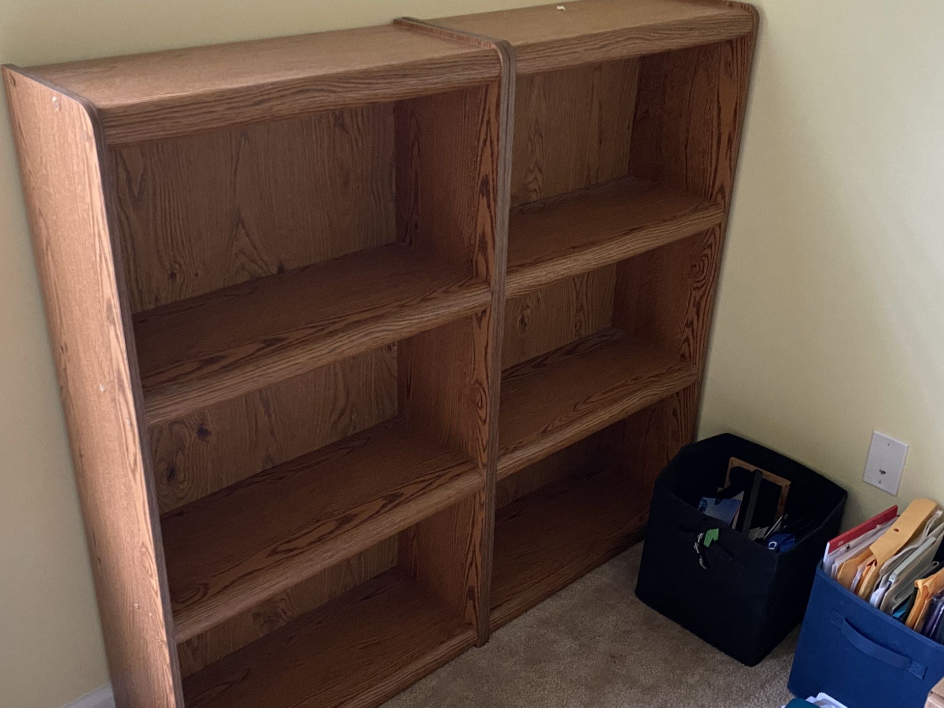 2 Bookshelves
