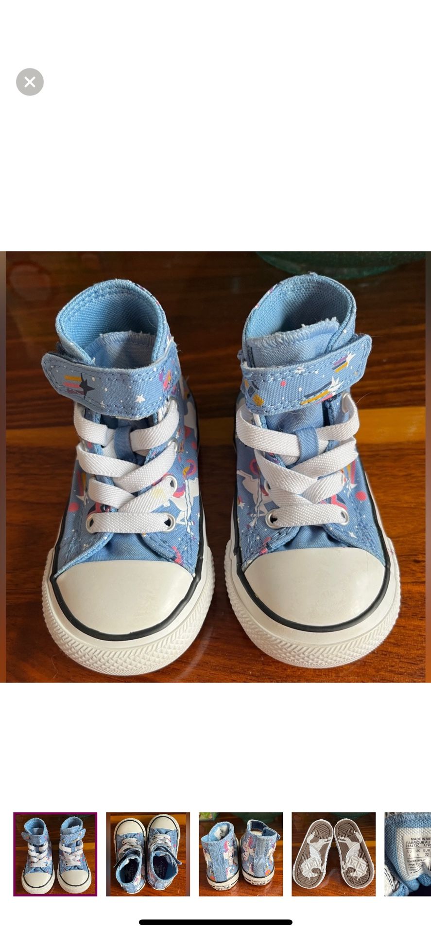 Unicorn Converse High-Tops