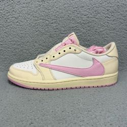 Nike Jordan 1 Low Travis Scott Mulsin Shy P ink Size 9.5