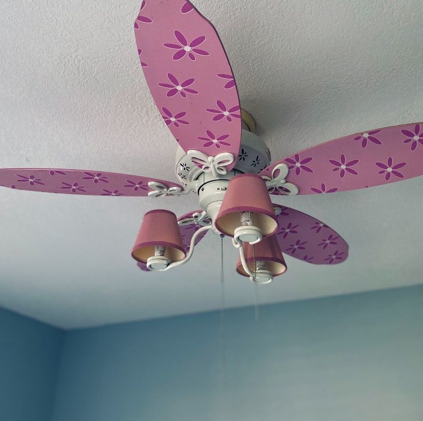 Child’s Bedroom Ceiling Fan By Hunter 44”