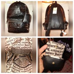 New backpack purse set from juicy couture still with tags