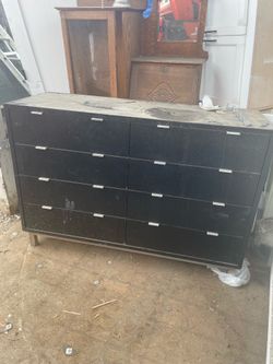 Board Copenhagen 8 Drawer Ebony Dresser