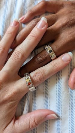 Silver rings