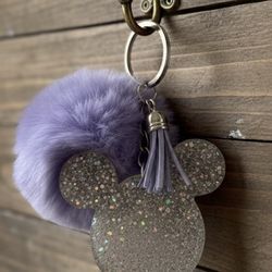 Holographic handmade keychain