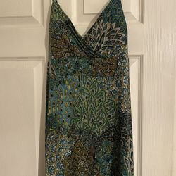 Milano Green Paisley Dress