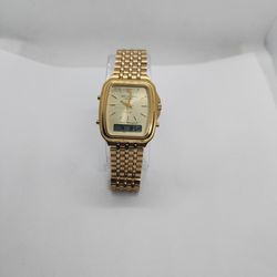 Very Nice Vintage Mens Jules Jurgenson Digital Analog Quartz Watch