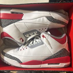 Air Jordan Retro 3 Fire Red Sz. 13