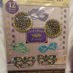 Amscan Night In Disguise Room Decorating Kit, Multisize, Multicolor
