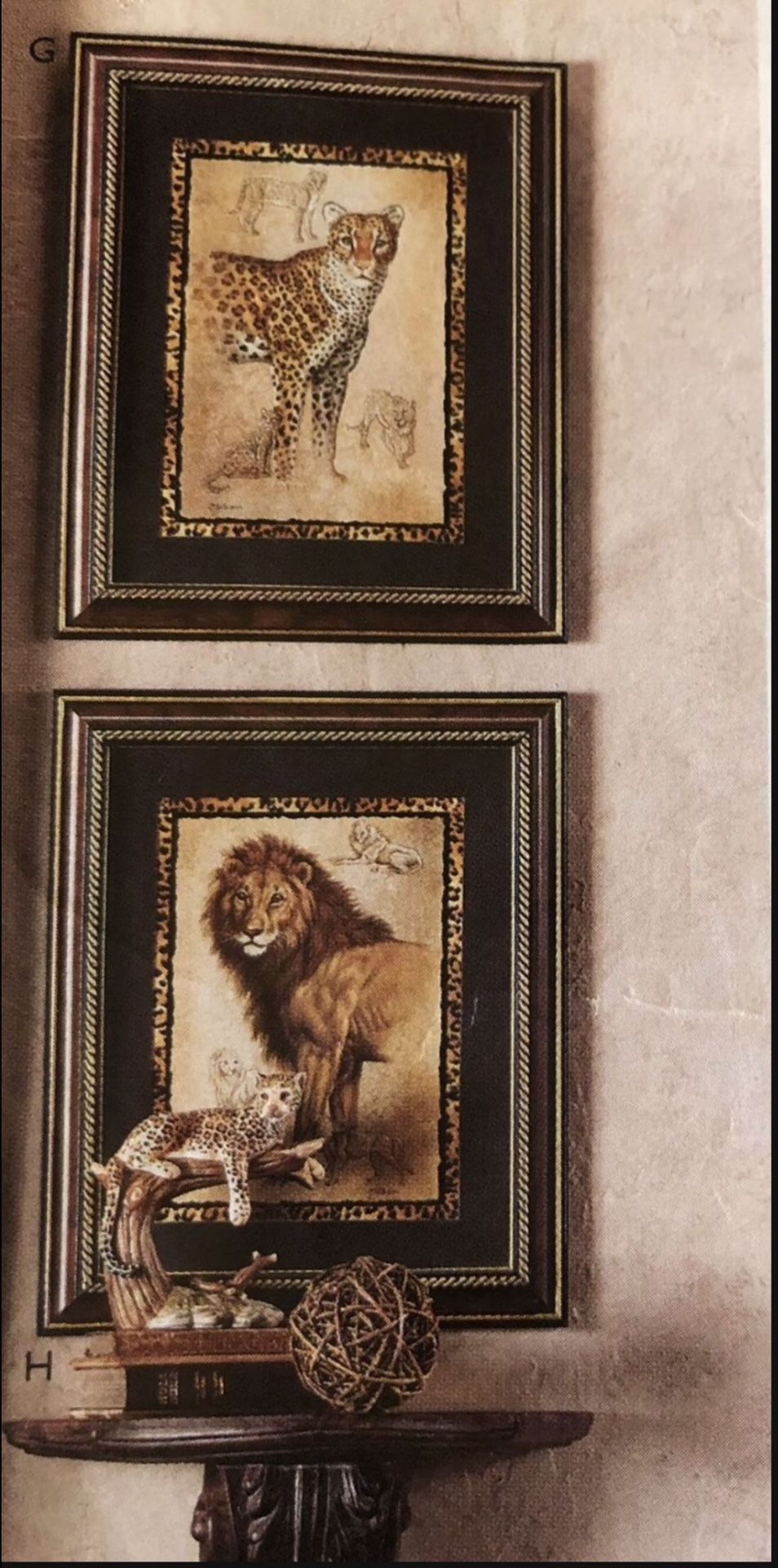 Home Interior “ 2 Cuadros.