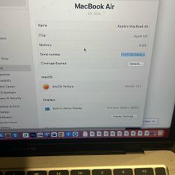 M1 Macbook Air
