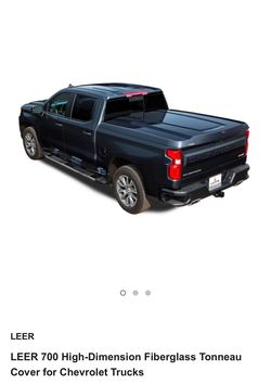 LEER 700 is a custom-fit, high-dimension fiberglass tonneau cover  for the 2003 Chevy Silverado