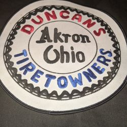 Large Akron Car Club Patch