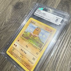 2000 Base Set 2 Pokemon Diglett CGC 8 71/130