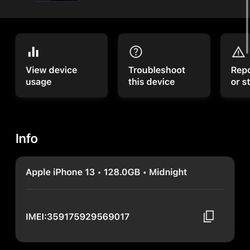 iPhone 13 128GB Midnight Blue