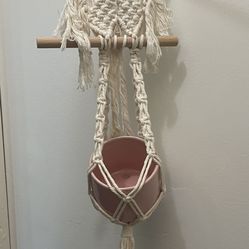 Owl Macrame Plant Holder