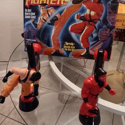 Vintage 90s Karate Fighters Dragon Kick Vs The Red Dragon By Milton Bradley