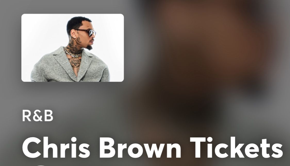 Chris Brown Tickets 