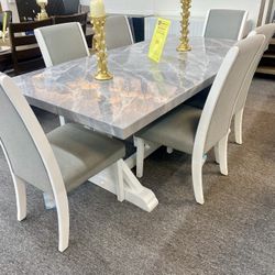 7pc Dinning Table $899