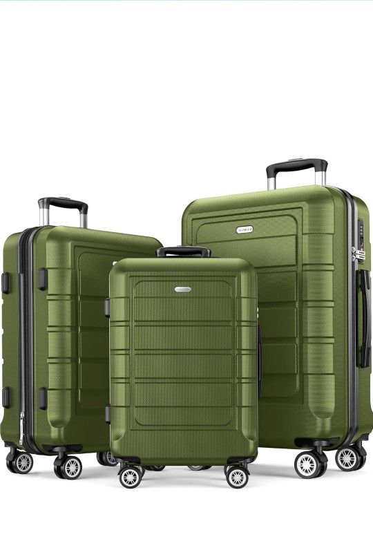 
SHOWKOO Green Luggage