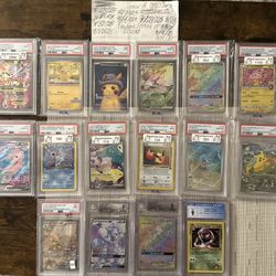 Pokémon Cards And Slabs