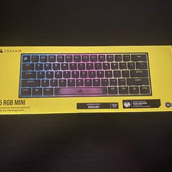 K65 RGB MINI Gaming Keyboard | 60% Cherry MX Brown Switches