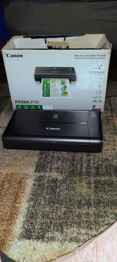 Portable Printer Canon Ip110 Wifi Setup Wireless Lan Canon Ip110