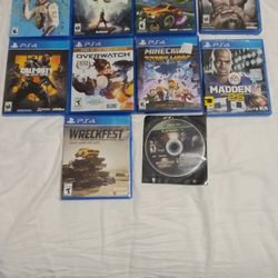 PS4 Games (One Xbox Game) Check Description 