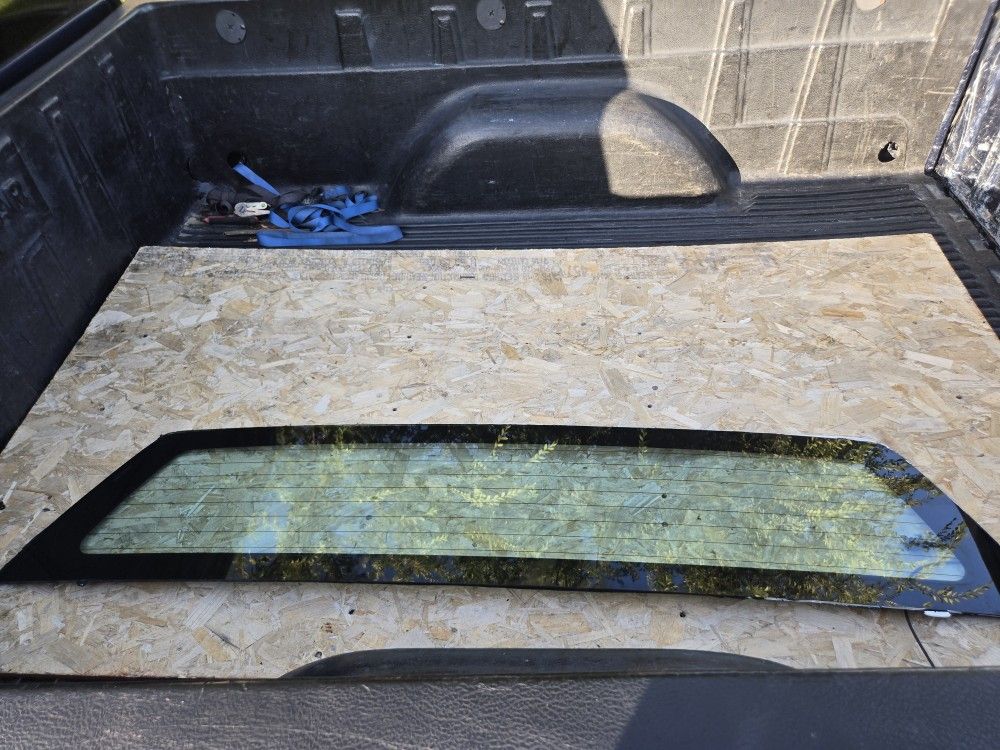 Cadillac Coupe Vinyl top Rear Glass