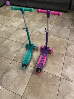 2 scooters with lights for $30