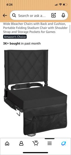 Portable Folding Stadium Bleacher Chairs with Back
