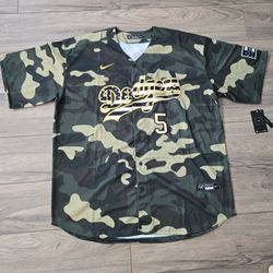 LA Dodgers Freedie Freeman Salute To Service Stitched Jersey . S To 3xl